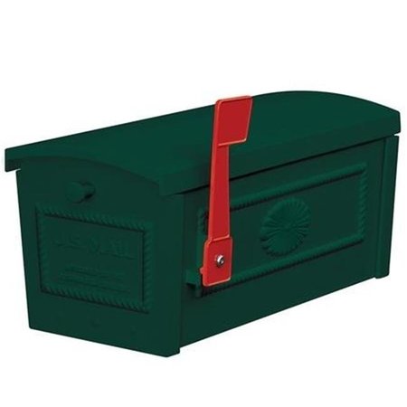 SALSBURY INDUSTRIES Salsbury 4550GRN Post Style Townhouse Mailbox In Green 4550GRN